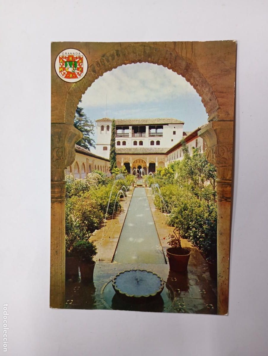 Postales: POSTAL DE GRANADA. EL GENERALIFE. TDKP27N - Foto 1