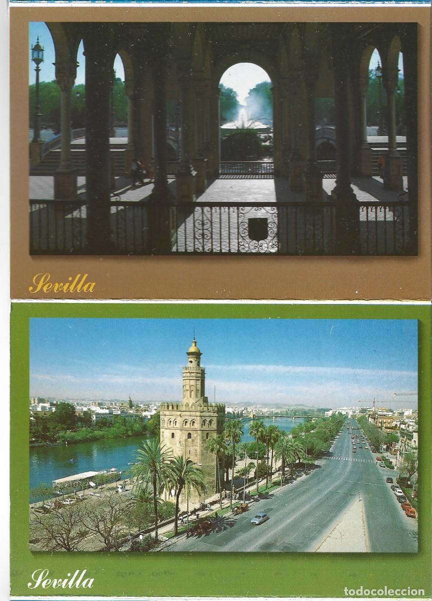 Postales: LIBRO FLEXO CON 16 VISTAS DE SEVILLA - Foto 5