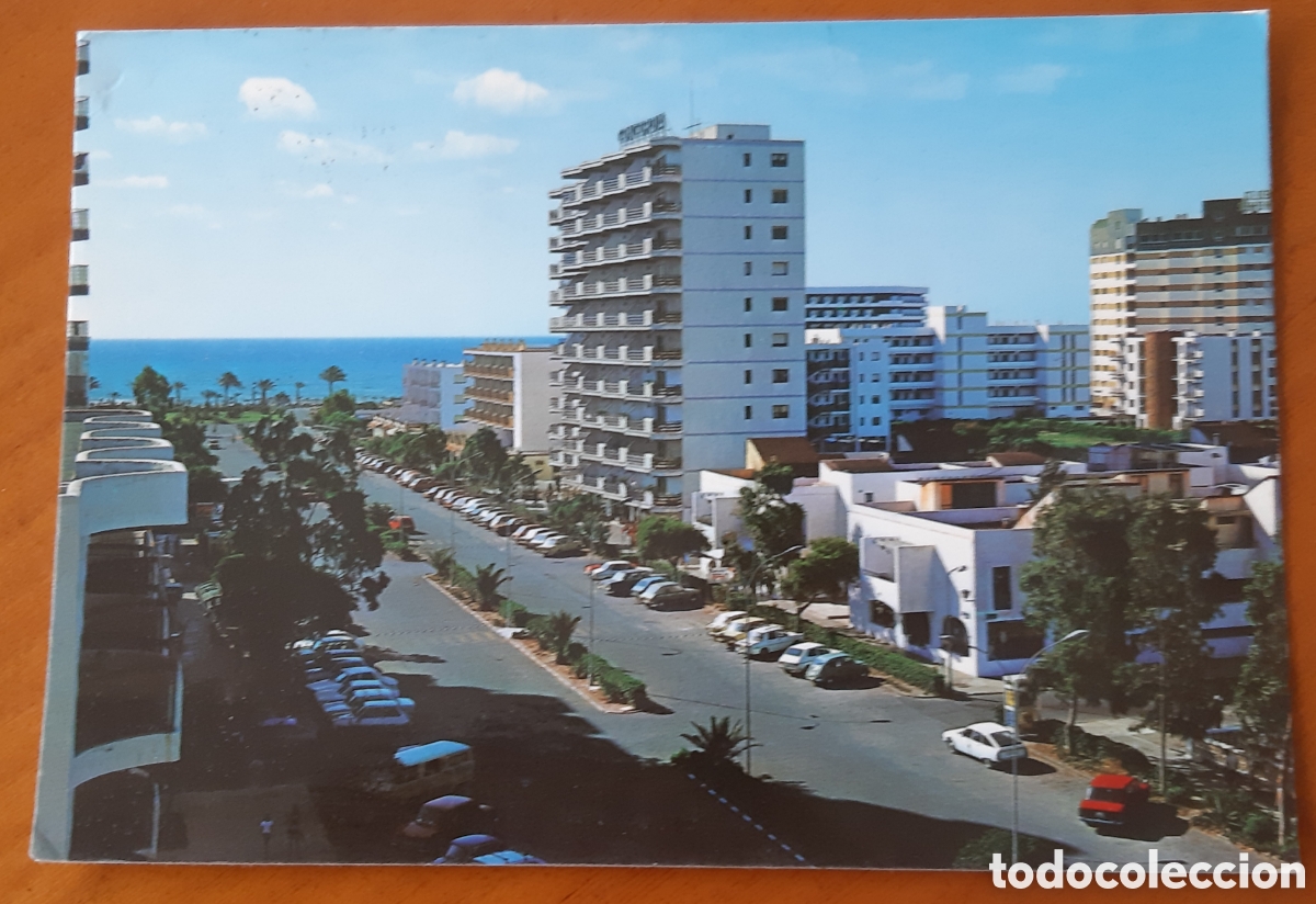 Postcards: Postal Roquetas de Mar Almer&iacute;a. Avenida del Mediterr&aacute;neo. Escrita y circulada. R9313