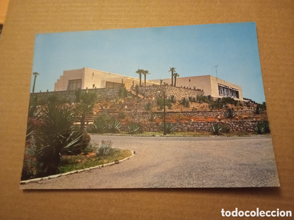 Postkarten: Antigua postal fotogr&aacute;fica, Club Social y Comedor, Marbella, Ciudad Sindical Educaci&oacute;n y Descanso