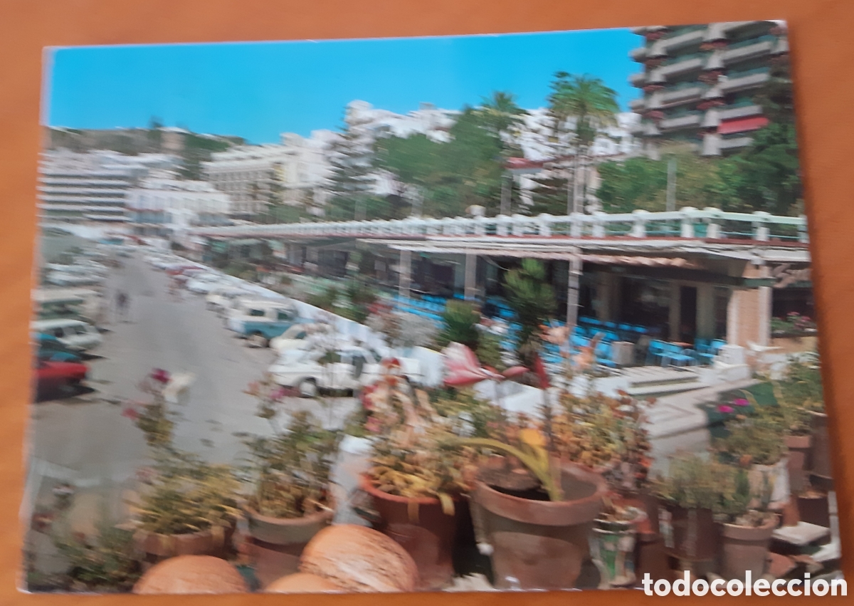 Postkarten: Postal Almu&ntilde;&eacute;car Granada. Paseo de Jos&eacute; Antonio. Escrita y circulada. R9325