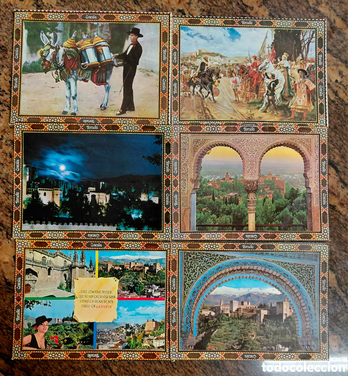 Postcards: GRANADA / 13 POSTALES RECUERDO DE GRANADA / EDICION GALLEGOS 17X13