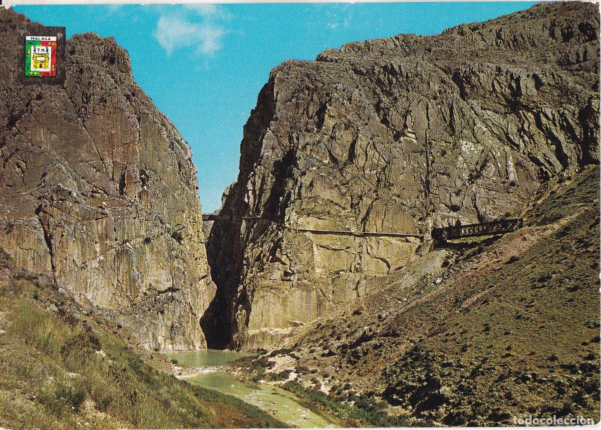 Postcards: MALAGA, EL CHORRO, LOS GAITANES - ESCUDO DE ORO N&ordm;98 - S/C