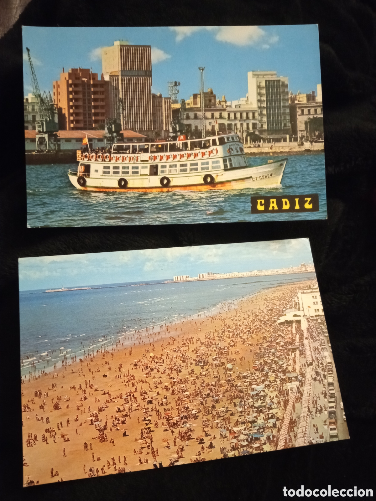 Cartes Postales: Dos antiguas postales fotogr&aacute;ficas de C&aacute;diz