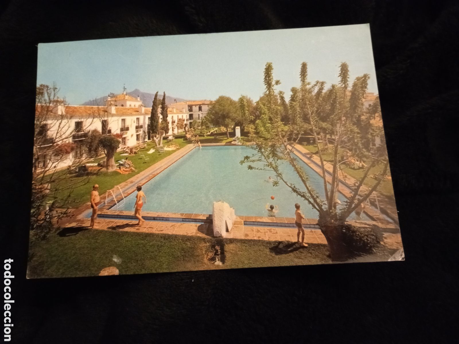 Cartes Postales: Antigua postal fotogr&aacute;fica, Hotel Cortijo Blanco, San Pedro de Alc&aacute;ntara, Costa del Sol