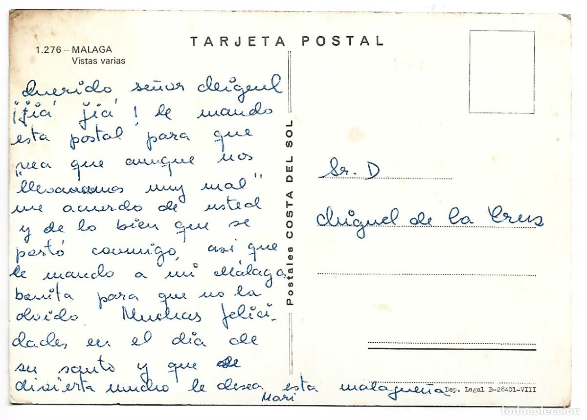 Postales: VISTA VARIAS.- MALAGA - Foto 2