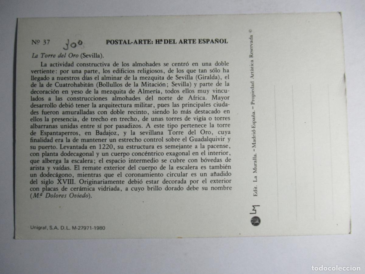 Postales: Sevilla - La Torre de Oro - Foto 2