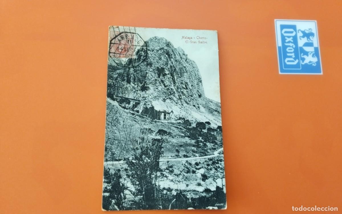 Postales: MALAGA , POSTAL ANTGUA , BLANCO Y NEGRO - Foto 2