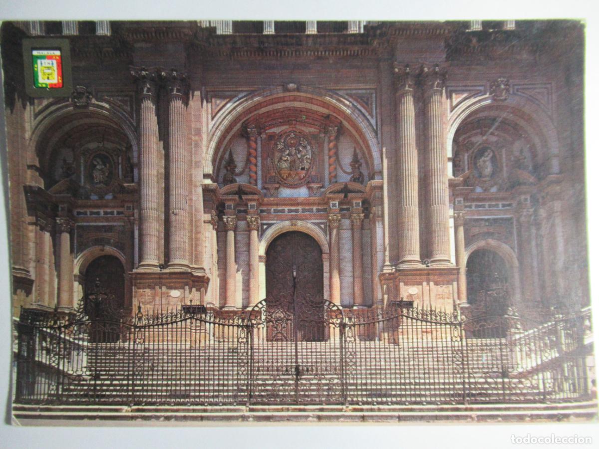 Postales: M&aacute;laga - Catedral. Puerta principal - Foto 1
