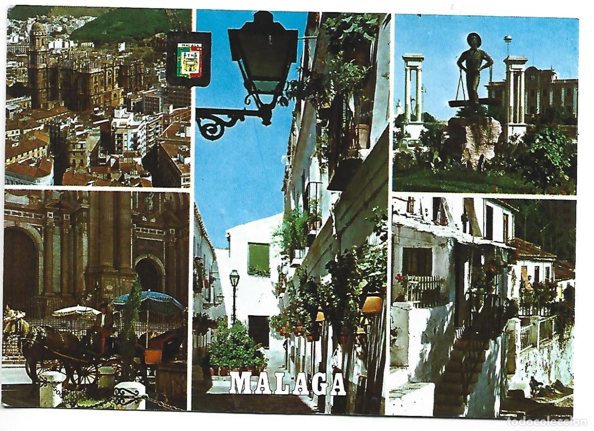 Postales: DIVERSOS ASPECTOS / DIFFERENT ASPECTS.- MALAGA - Foto 1