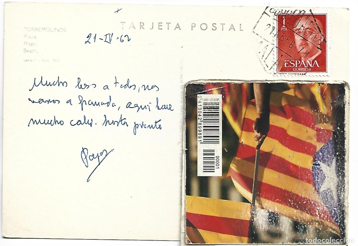 Postales: PLAYA / BEACH.- TORREMOLINOS - Foto 2