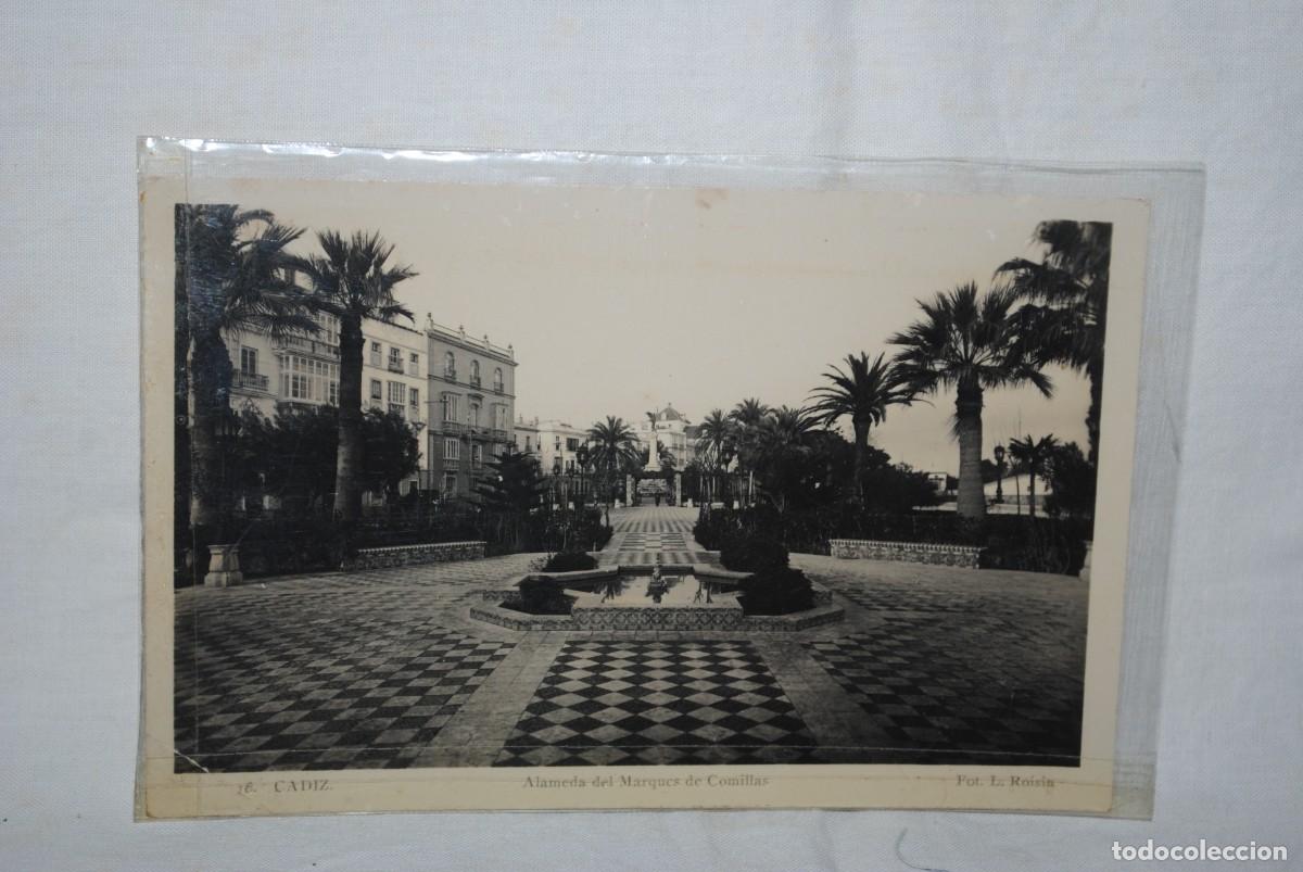 Postales: CADIZ , ALAMEDA DEL MARQUES DE COMILLAS - Foto 1