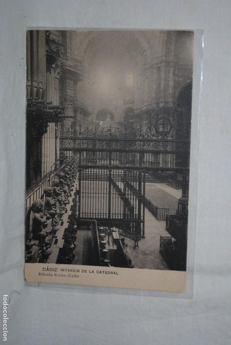 Postales: CADIZ , INTERIOR DR LA CATEDRAL - Foto 1