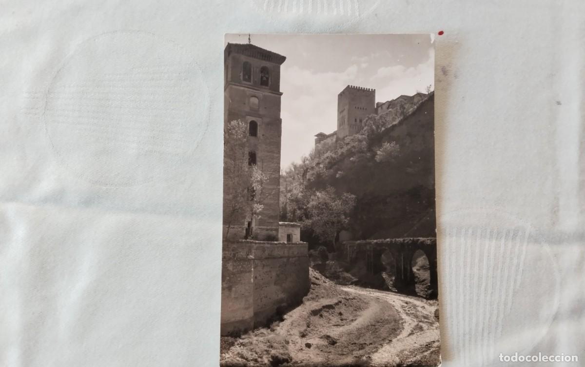 Postales: GRANADA , POSTAL ANTIGUA , BLANCO Y NEGRO - Foto 2