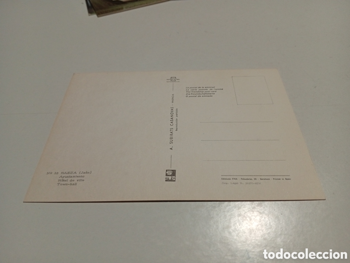 Postales: Postal Baeza, ayuntamiento - Foto 2