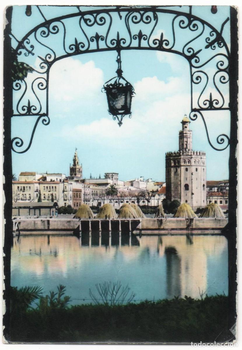 Postales: Sevilla-Torre del Oro-Circulada- - Foto 1