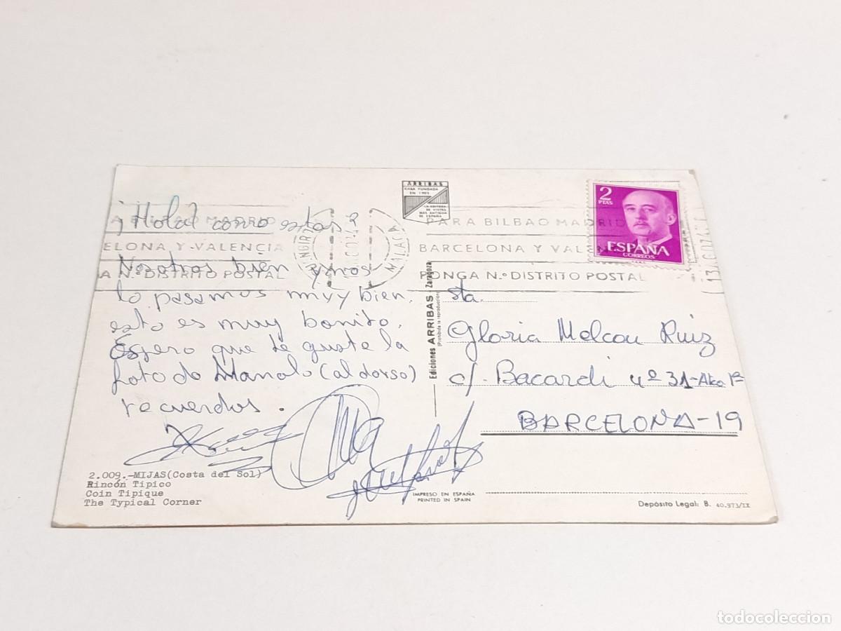 Postales: M&Aacute;LAGA - POSTAL MIJAS - RINC&Oacute;N T&Iacute;PICO - Foto 2