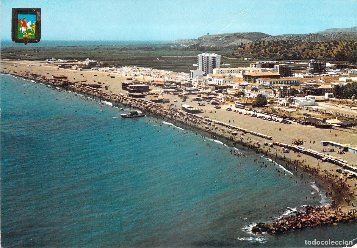 Cartoline: Postal Vista A&eacute;rea Playa Torre del Mar Costa del Sol Andaluc&iacute;a