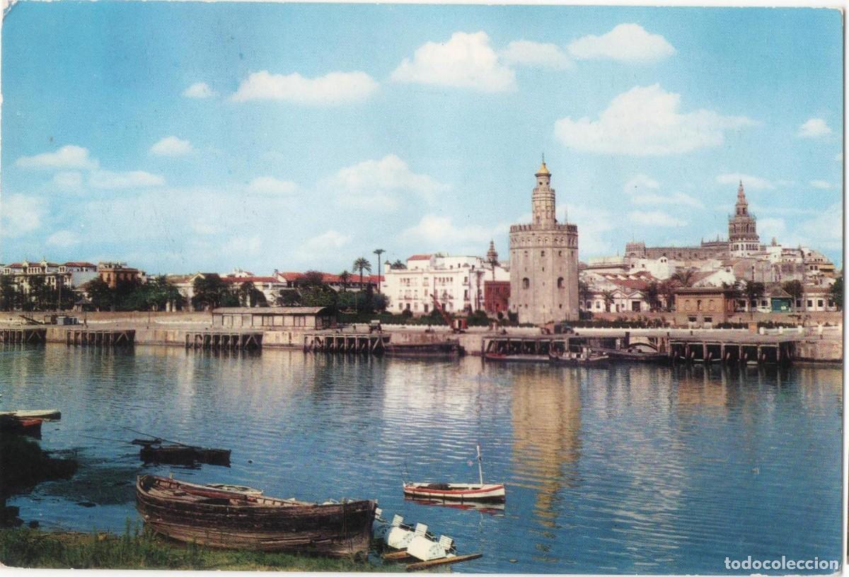 Postales: Sevilla-Torre del Oro- Circulada- - Foto 1