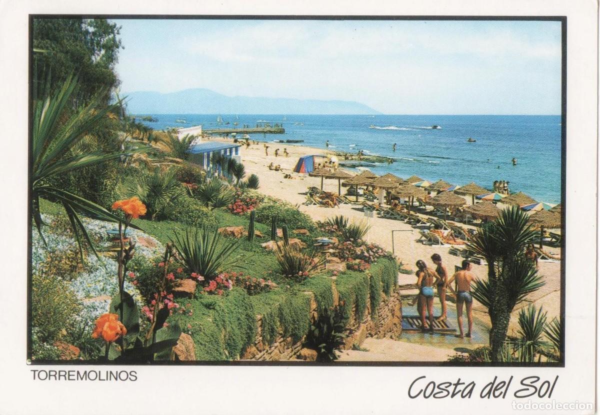 Postales: M&aacute;laga-Torremolinos-Circulada- - Foto 1