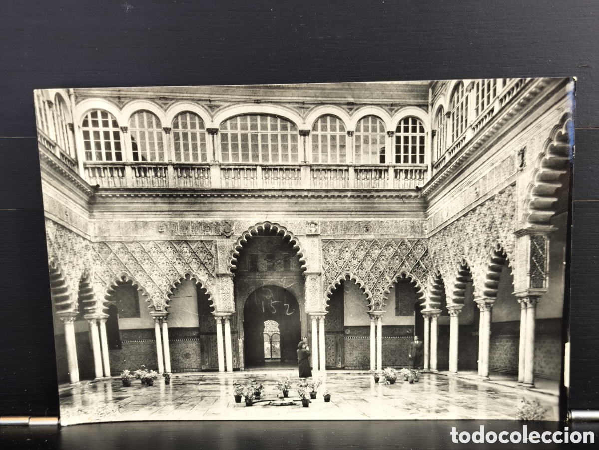 Cartes Postales: Antigua postal Sevilla Reales Alc&aacute;zares Patio de las Doncellas Ed. Heliotipia Art&iacute;stica Espa&ntilde;ola 152