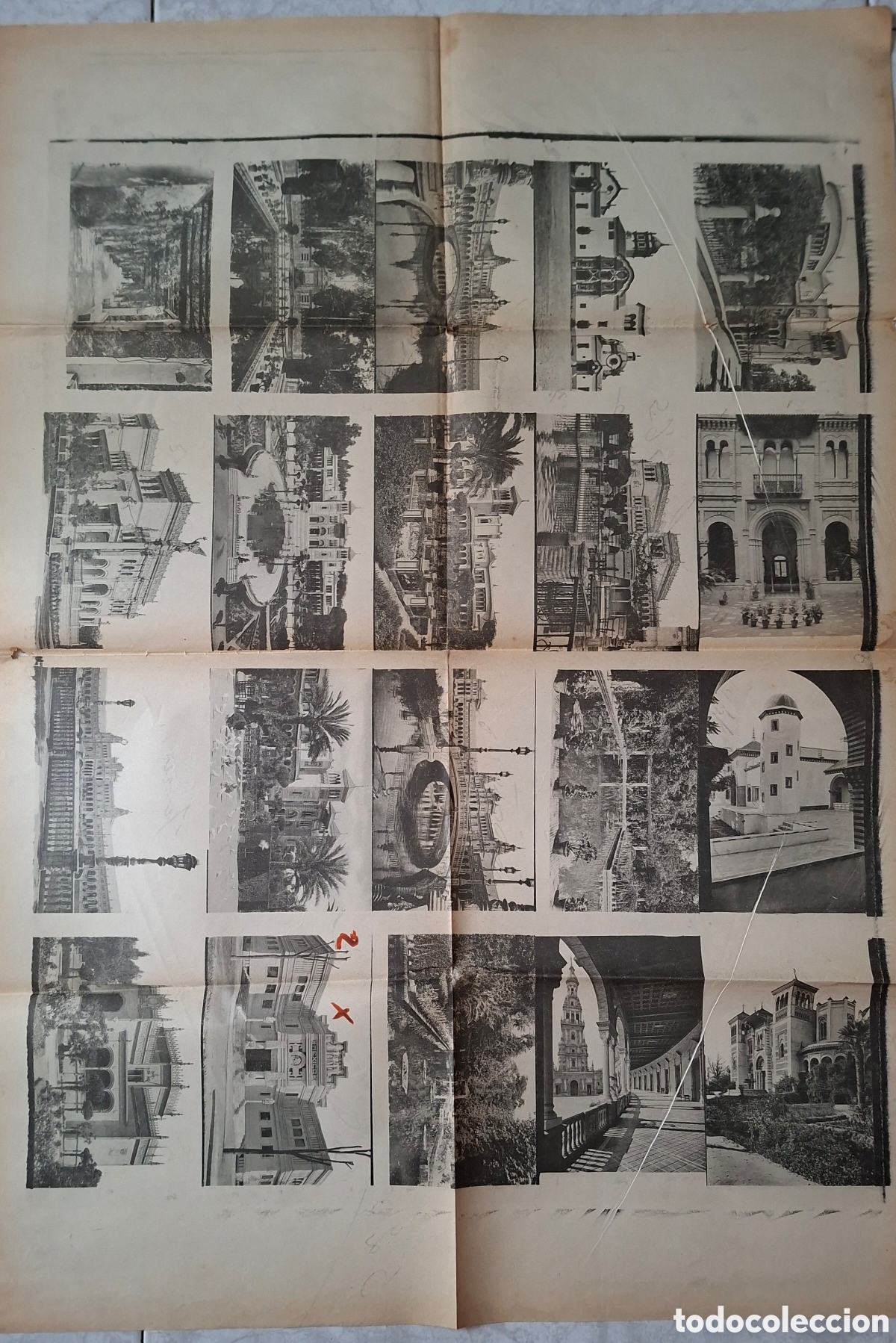 Cartoline: Sevilla pliego de 20 postales fototipia prueba de imprenta 1929