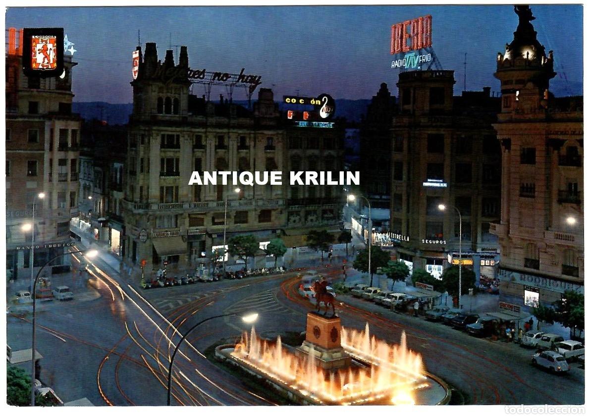 Cartes Postales: CORDOBA N&ordm; 928 PLAZA JOSE ANTONIO , NOCTURNA / ESCUDO DE ORO / SIN FRANQUEAR
