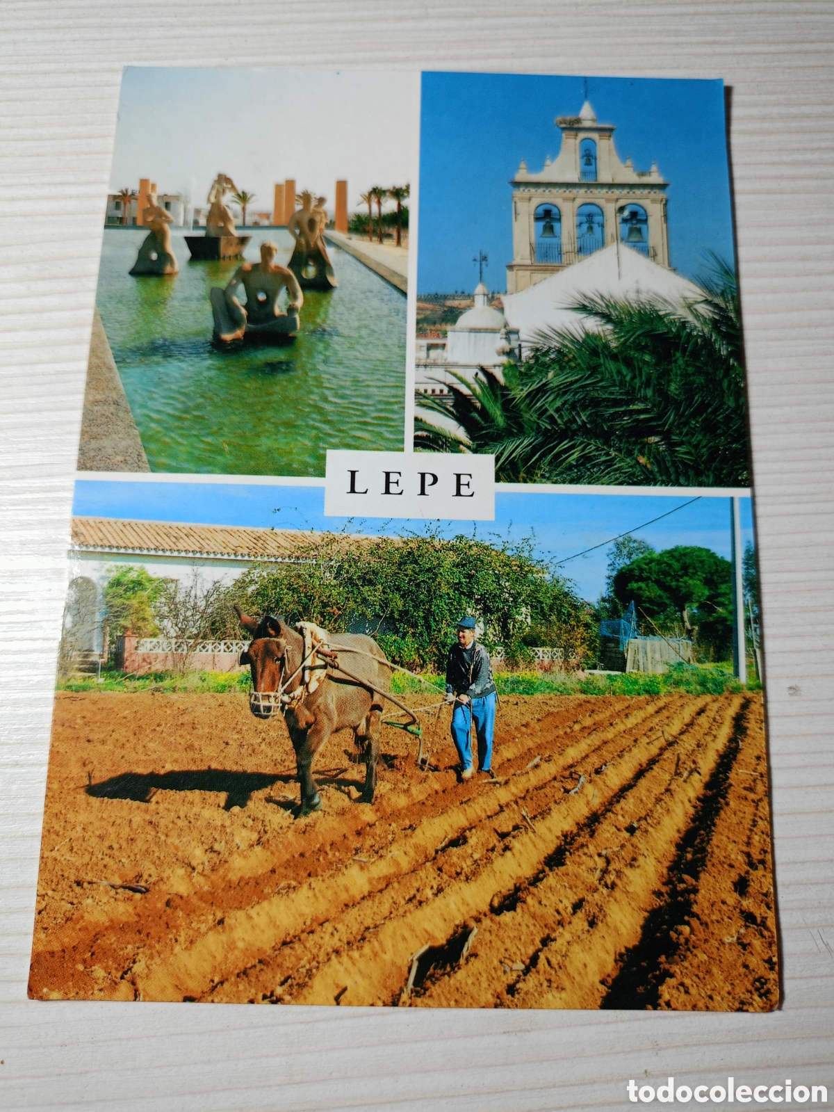 Cartoline: postal&nbsp;de la localidad de Lepe, ubicada en la provincia de Huelva, Andaluc&iacute;a, Espa&ntilde;a.&nbsp;