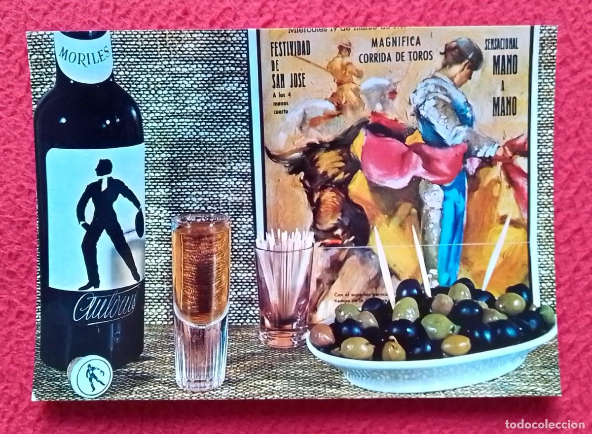 Postales: ANTIGUA POSTAL POST CARD T&Iacute;PICAS TAPAS ESPA&Ntilde;OLAS..TYPICAL SPANISH..MORILES Y ACEITUNAS..VINO TOROS..