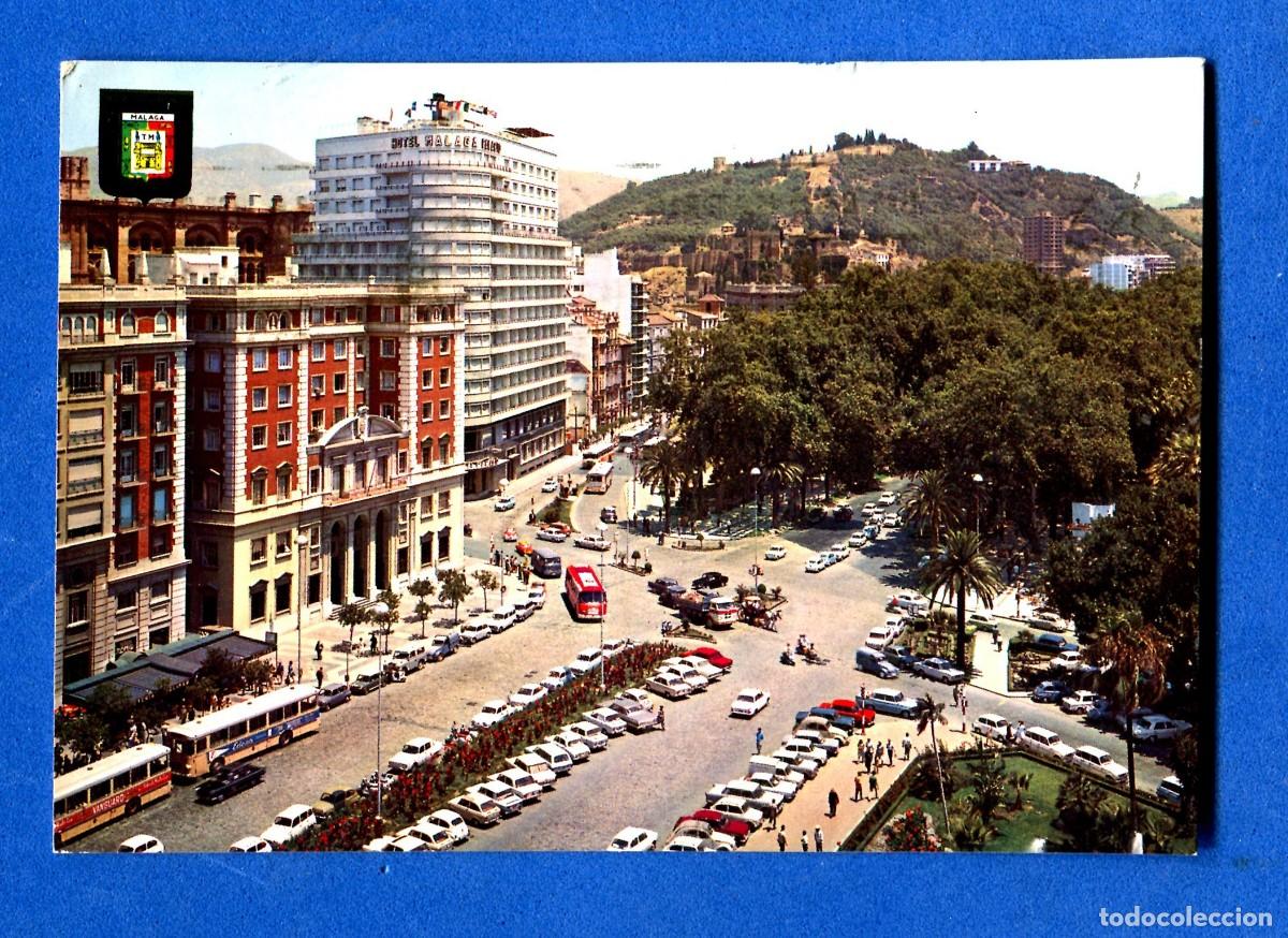 Cartes Postales: POSTAL CIRCULADA MALAGA 52 EDITA ESCUDO DE ORO