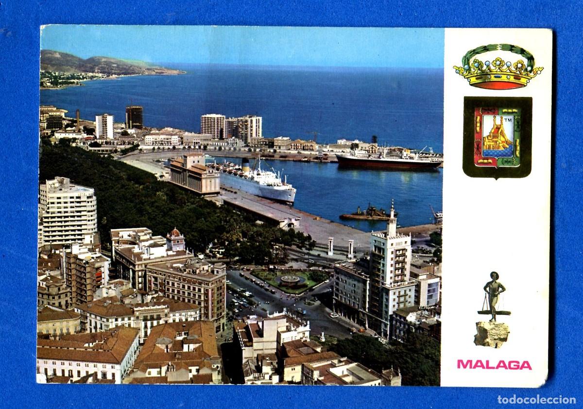 Cartes Postales: POSTAL ESCRITA PERO NO CIRCULADA MALAGA 11 EDITA ESCUDO DE ORO