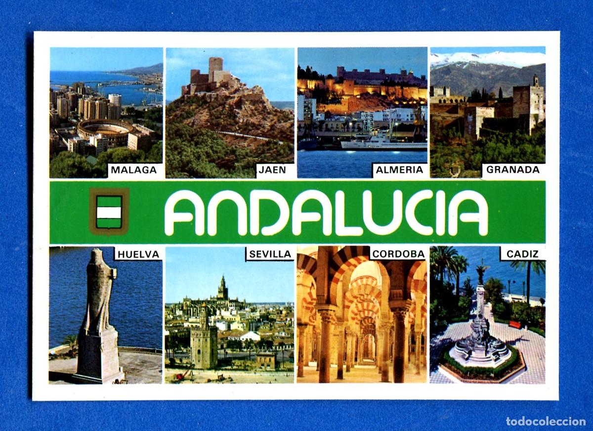 Cartes Postales: POSTAL SIN CIRCULAR ANDALUCIA 3 EDITA ESCUDO DE ORO