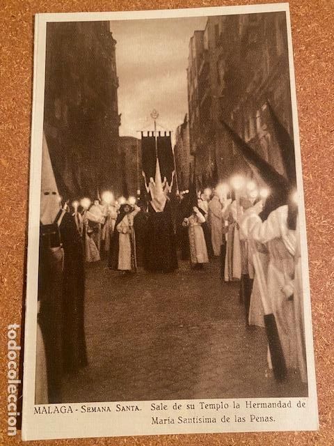 Cartes Postales: Malaga. Semana Santa. Hermandad de la Maria Santisima de las Penas. Sin circular