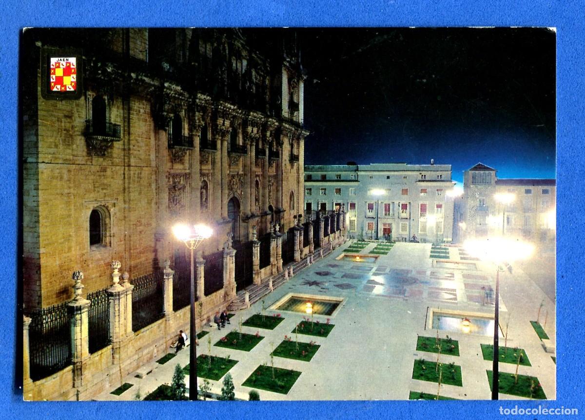 Postales: POSTAL ESCRITA PERO NO CIRCULADA JAEN 1221 PLAZA DE SANTA MARIA EDITA ESCUDO DE ORO