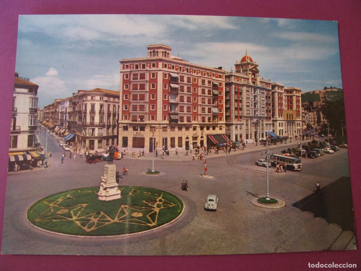 Postales: POSTAL GRANDE DE MALAGA. CALLE LARIOS Y ACERA DE LA MARINA. DOMINGUEZ 3. 21,5X15 CM