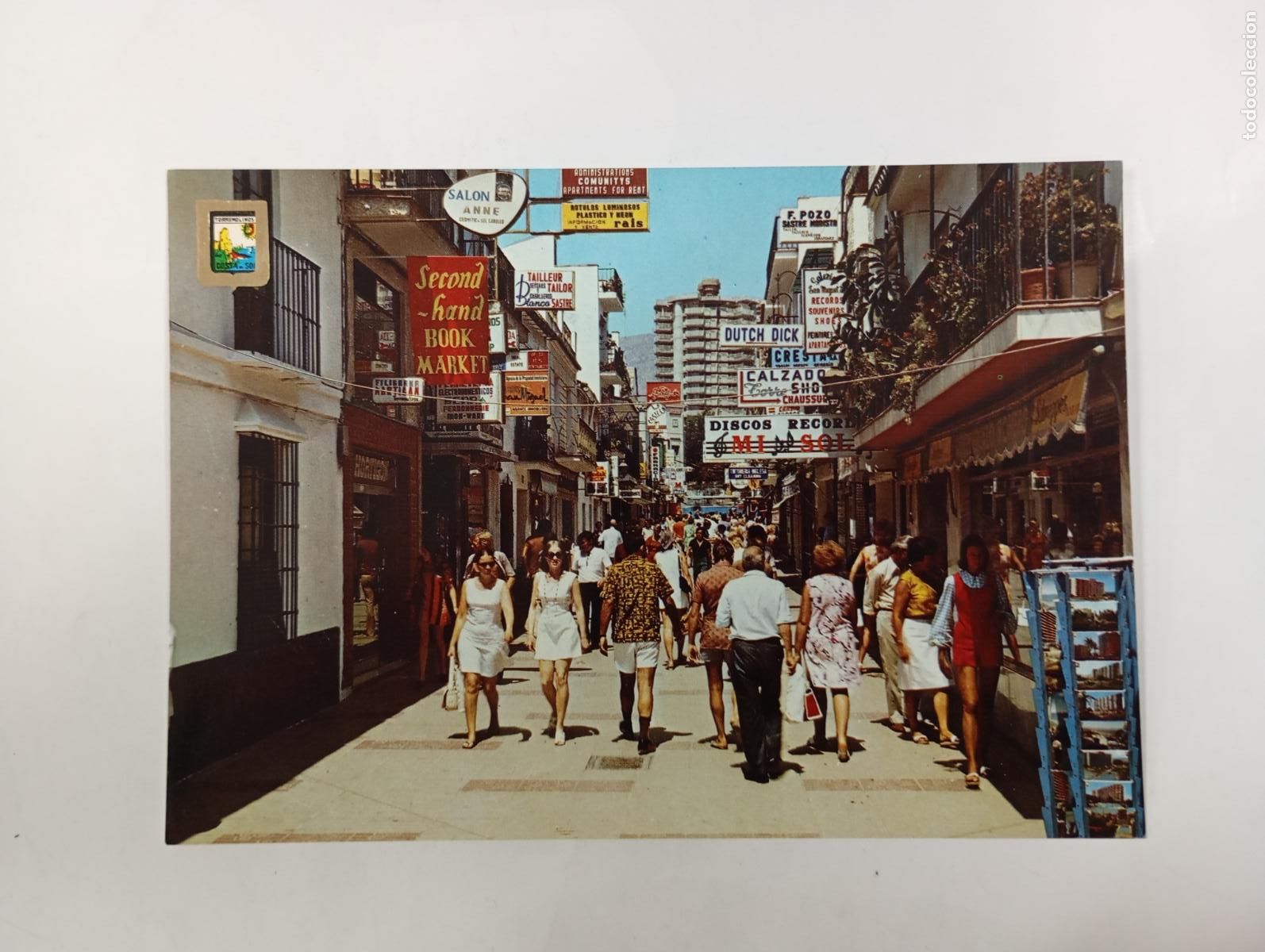 Postales: POSTAL DE TORREMOLINOS. COSTA DEL SOL. CALLE DE SAN MIGUEL. TDKP26M