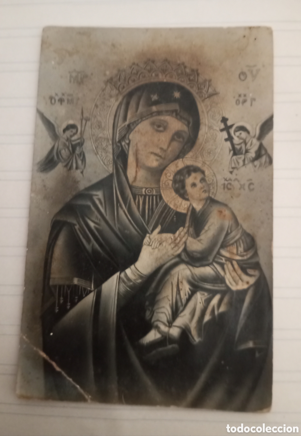 Postales: Postal religiosa de 1935 circulada - Foto 1