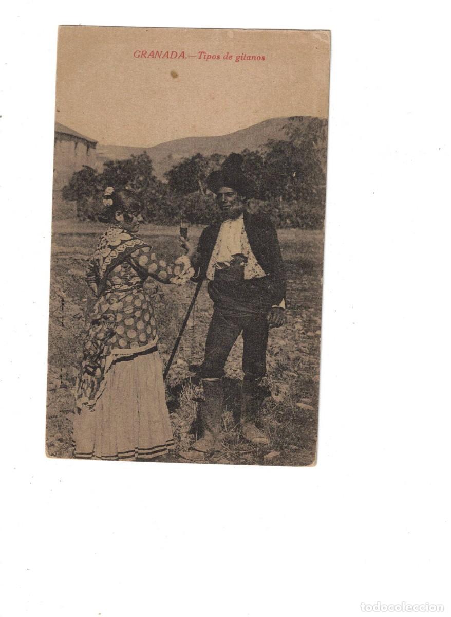 Postales: GRANADA. TIPOS GITANOS - Foto 1