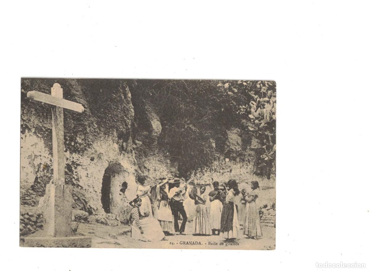 Postales: GRANADA. BAILE DE GITANOS - Foto 1