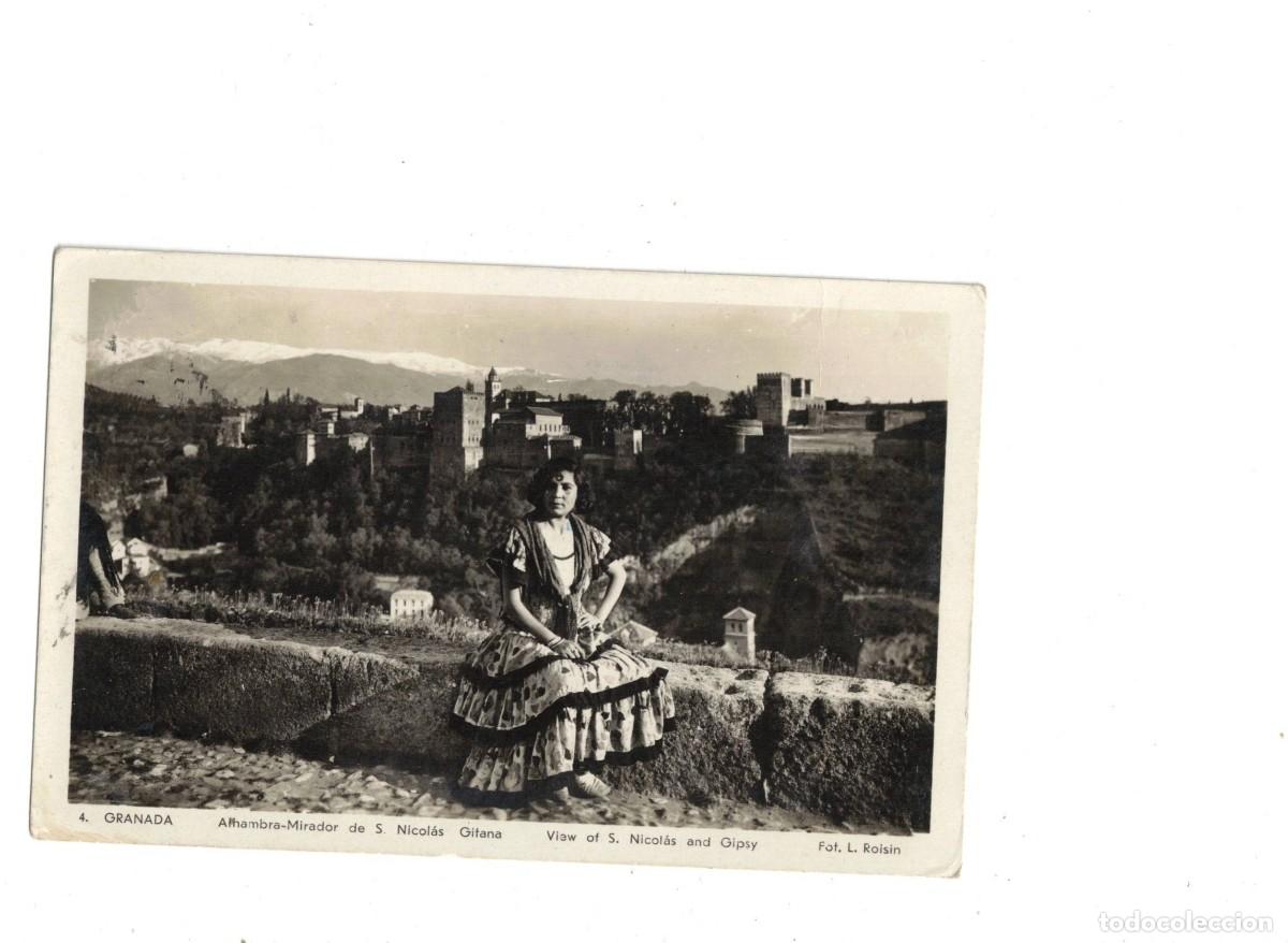 Postales: GRANADA. GITANA. MIRADOR DE SAN NICOLAS - Foto 1