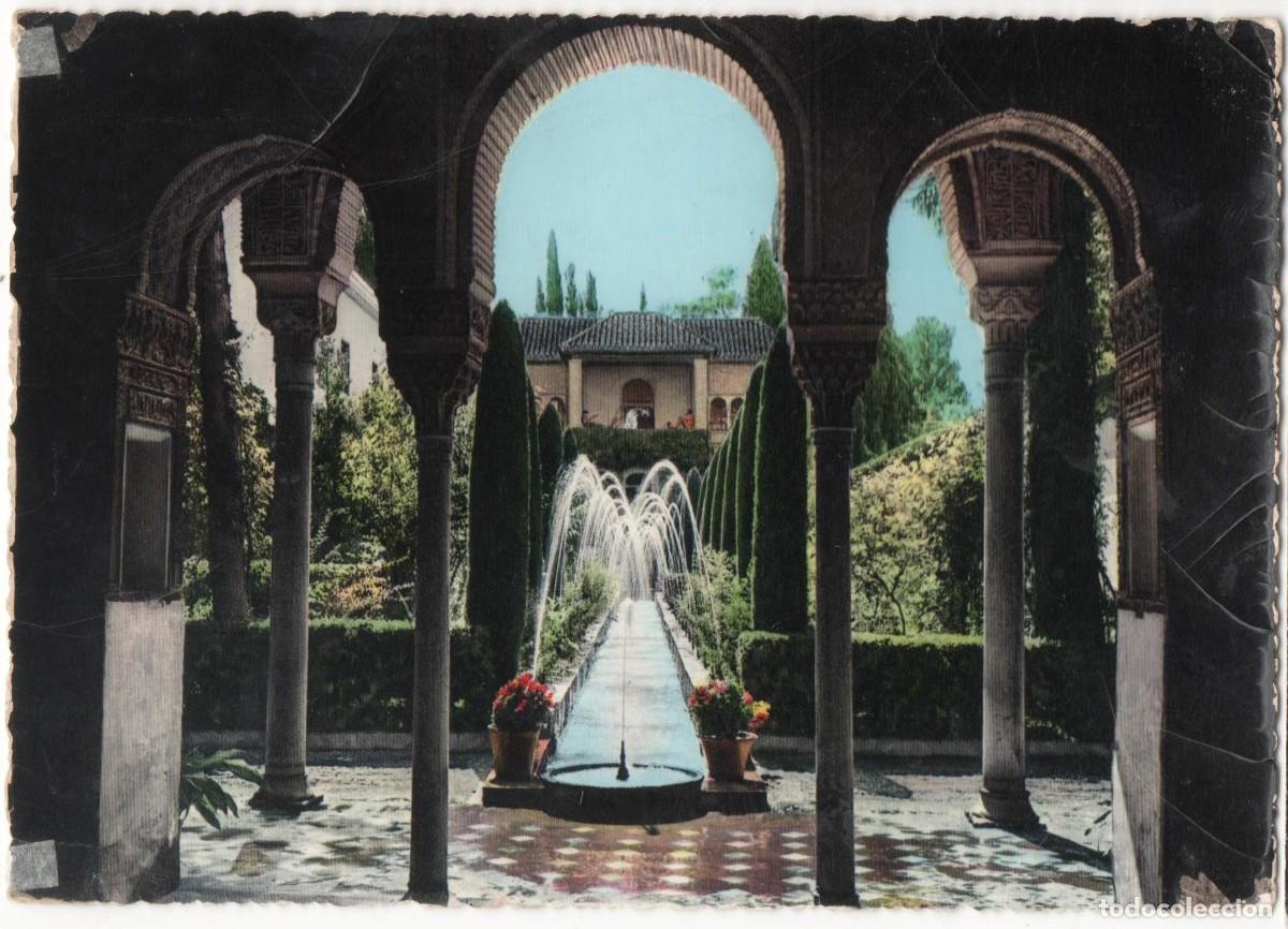 Postales: Granada-Generalife- escrita- - Foto 1