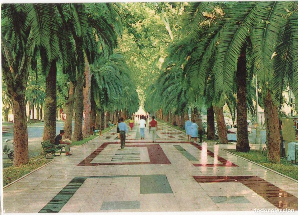 Postales: M&aacute;laga-Paseo del Parque-Sin circular- - Foto 1