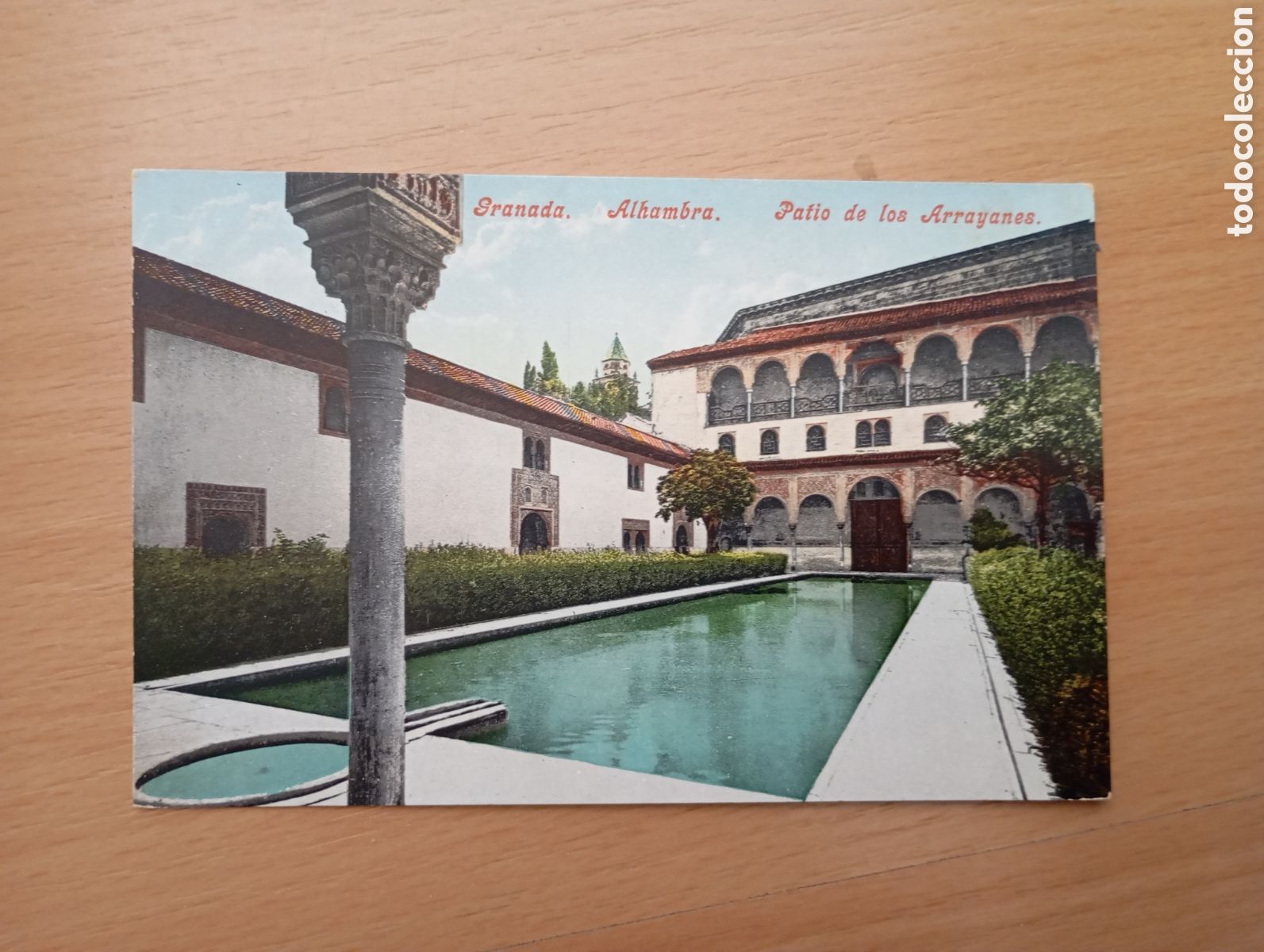 Postales: GRANADA - ALHAMBRA - PATIO DE LOS ARRAYANES - PURGER & CO. M&Uuml;NCHEN - Foto 1