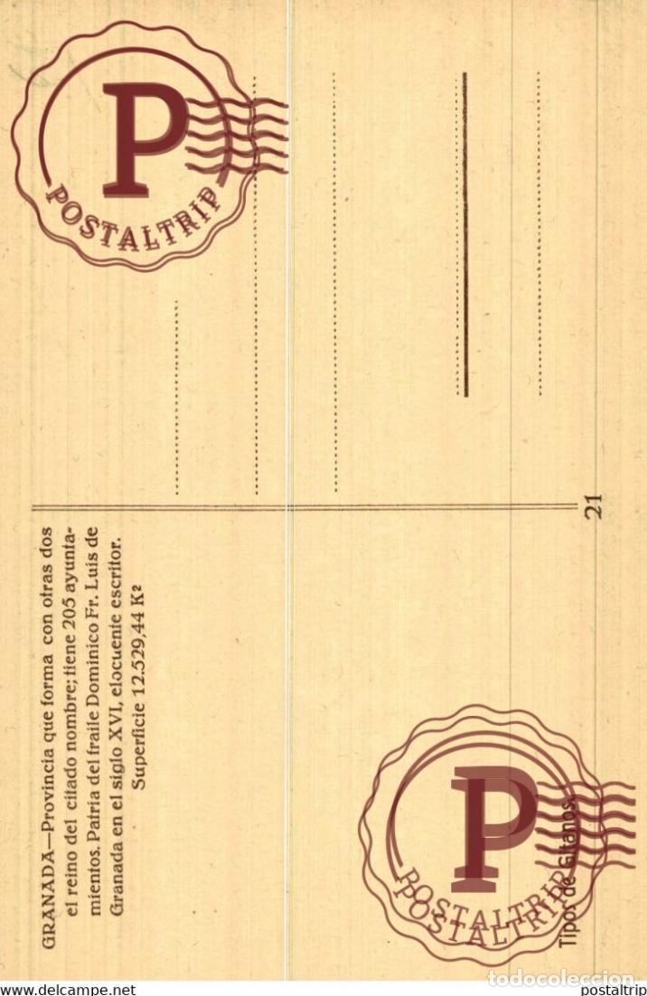 Postales: GRANADA. TIPOS DE GITANOS. - Foto 2