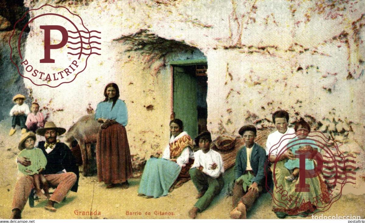 Postales: GRANADA. BARRIO DE GITANOS. - Foto 1