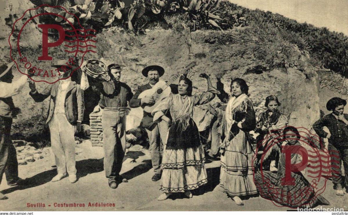 Postales: GRANADA. COSTUMBRES ANDALUCES. - Foto 1