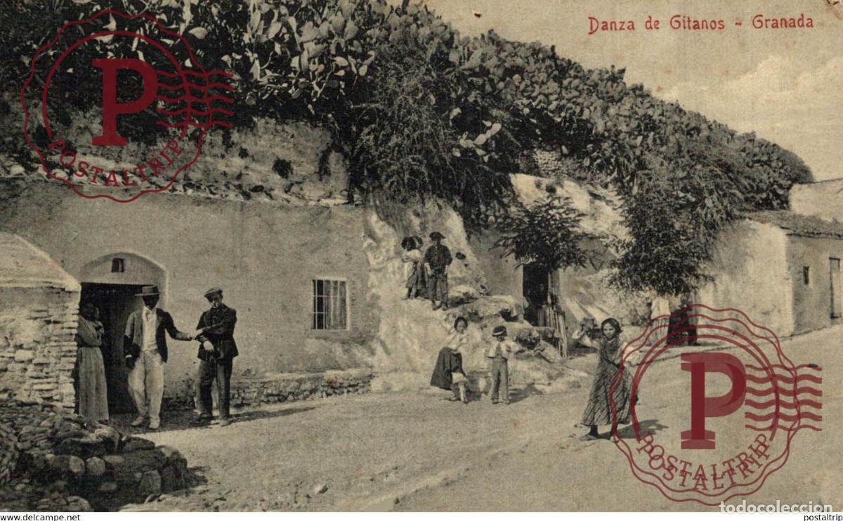 Postales: GRANADA. DANZA DE GITANOS. - Foto 1