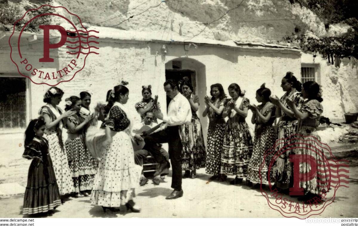 Postales: GRANADA GITANOS DEL SACROMONTE - Foto 1