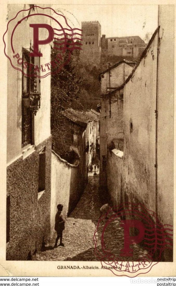Postales: GRANADA ALBAICIN ALHAMBRA - Foto 1