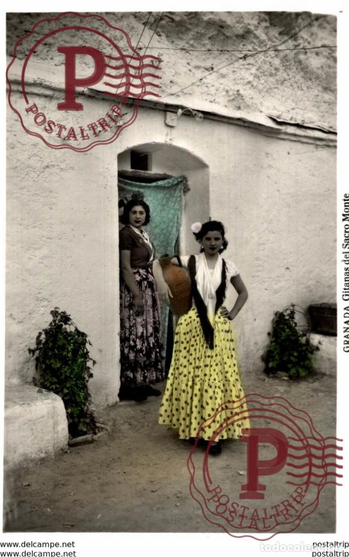 Postales: GRANADA GITANAS DEL SACRO MONTE - Foto 1